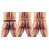 Svenjoyment - Muški tanga set - crna (3 dela) S-L