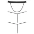Svenjoyment - Muški tanga set - crna (3 dela) S-L