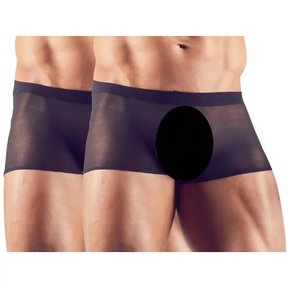 Svenjoyment - providne boxerice set - crne (2 dela) S-L