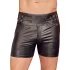NEK - produženi muški šorts sa metalnom kopčom (crni) - M