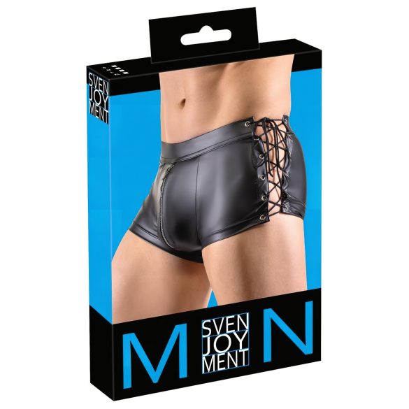 Svenjoyment - mat bokserice sa bočnim vezicama (crne) - L