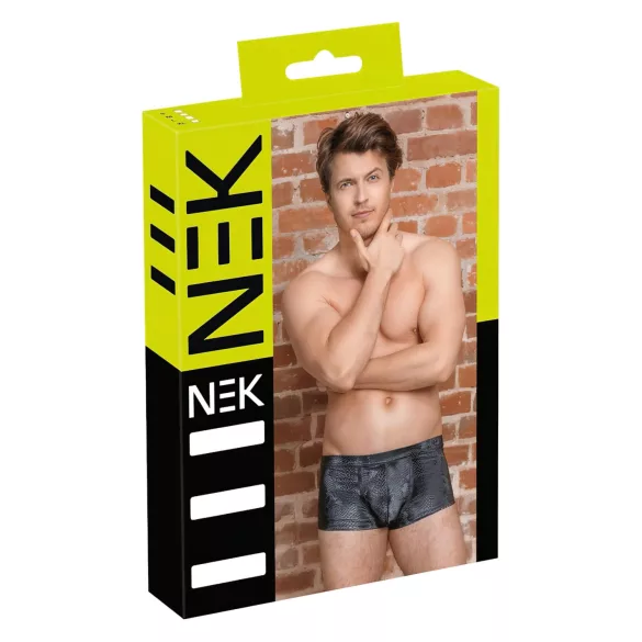 NEK - crne bokserice sa uzorkom zmijske kože