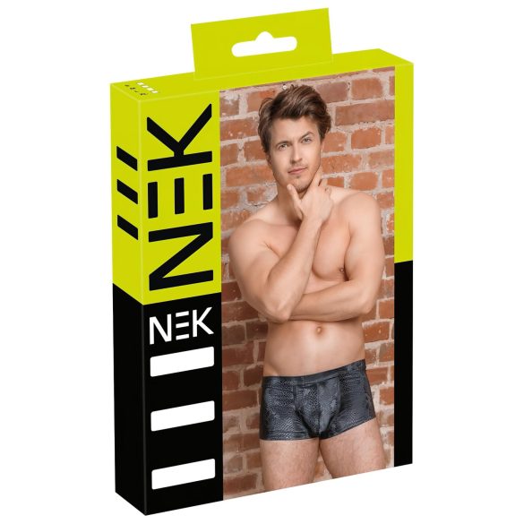 NEK - Bokserice sa uzorkom zmijske kože (crne) - XL