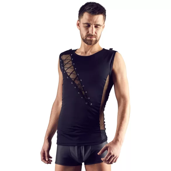 Svenjoyment - Muški vezani top (crni) - M