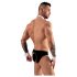 Svenjoyment - Muški konobar tanga kostim set (crno-belo) - XL