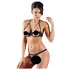 Cottelli - Set grudnjaka s metalnim prstenom (crno)