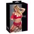 Cottelli Plus Size - prilagodljivi donji veš duo (crveno)