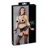 Cottelli Bondage - čipkasti donji veš set (5 delova)