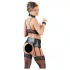 Cottelli Bondage - čipkasti sjajni veš set (4 dela)