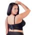 Cottelli Plus Size - grudnjak sa čipkom i trakama (crni) - 90D