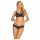 Obsessive 860-SET-1 - ružičasti čipkani grudnjak set (crni)