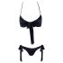 Cottelli - Bikini set brushalter (crno)