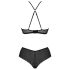 Passion Eco Kerria - čipkani bikini set (crna)