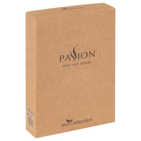 Passion Eco Kerria - čipkani bikini set (crna) - L/XL