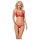 Obsessive 838-SET-3 - set crvenog čipkastog brushaltera sa trakama - L/XL