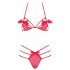 Obsessive Giftella - Set crvenog donjeg veša s mašnom