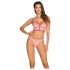 Obsessive Nudelia - set grudnjaka (prirodno-roze) - S/M