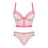 Obsessive Nudelia - set grudnjaka (prirodno-roze) - S/M