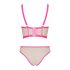Obsessive Nudelia - set grudnjaka (prirodno-roze) - S/M
