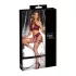 Cottelli Bondage - set brushaltera s prekrštenim trakama (crvena) - L