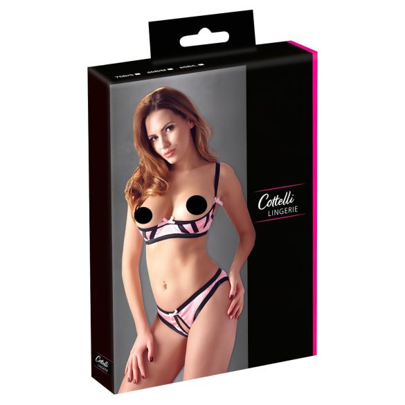 Cottelli - Set koji podiže grudi sa prugama - 80B/M