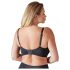 Cottelli Plus Size - ojačani grudnjak za podizanje (crna) - 95D