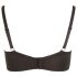 Cottelli Plus Size - ojačani grudnjak za podizanje (crna) - 95D