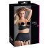 Cottelli Plus Size - ojačani grudnjak za podizanje (crna) - 95D