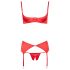 Cottelli - Set za podizanje grudi sa srcem (crveno) - 85B/L