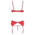 Cottelli - Set za podizanje grudi sa srcem (crveno) - 85C/L