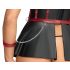 Cottelli Bondage - Sjajni set i lisice za ruke (crno)