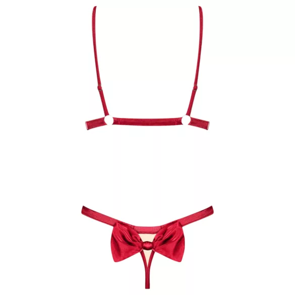 Obsessive Rubinesa - seksi crveni donji veš set - L/XL