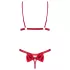 Obsessive Rubinesa - seksi crveni donji veš set - L/XL