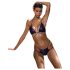 Obsessive Balitta - sjajni bikini sa okovratnikom (ljubičasti)
