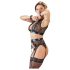 Cottelli Bondage - 4-dijelni čipkasti set veša