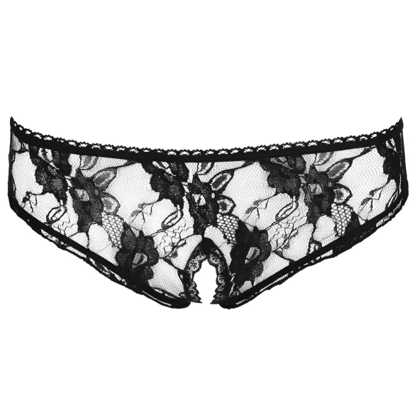 Cottelli - Otvorene gaćice za kukove (crne) - XL