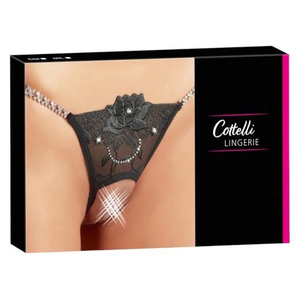 Cottelli - Sjajni cvet - otvoreni tanga  - M/L