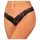 Obsessive Donna Dream - čipkaste otvorene tanga gaćice (crne) - M/L