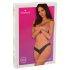 Obsessive Donna Dream - čipkaste otvorene tanga gaćice (crne) - M/L