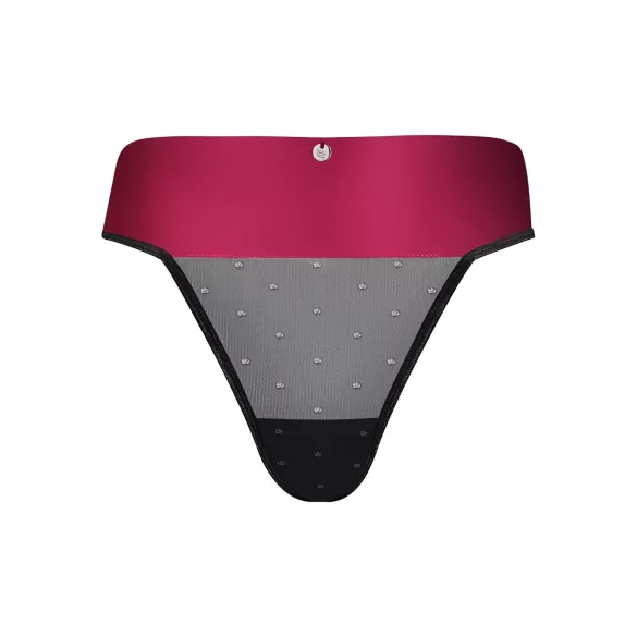 Obsessive Tienesy - tanga sa mašnom (crvena) - L/XL