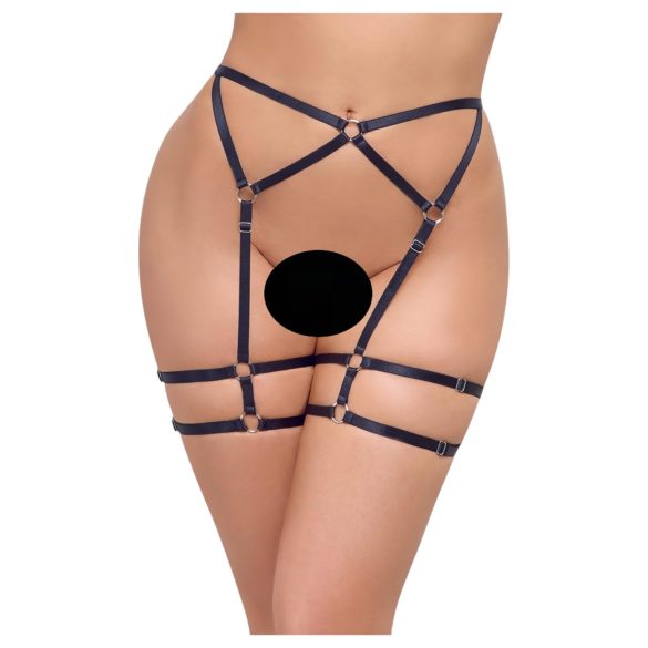 Cottelli - tanak body pojas (crni)