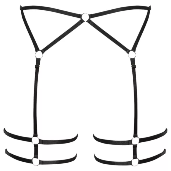 Cottelli - tanak body pojas (crni)