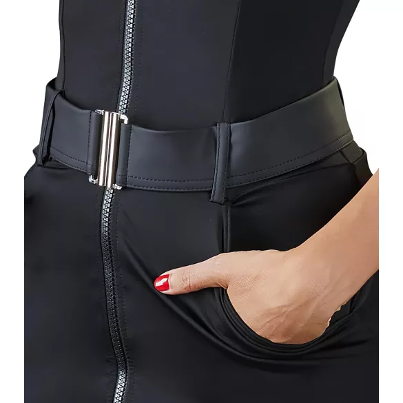 Cottelli Policajka - uniforma haljina (crna) - XL