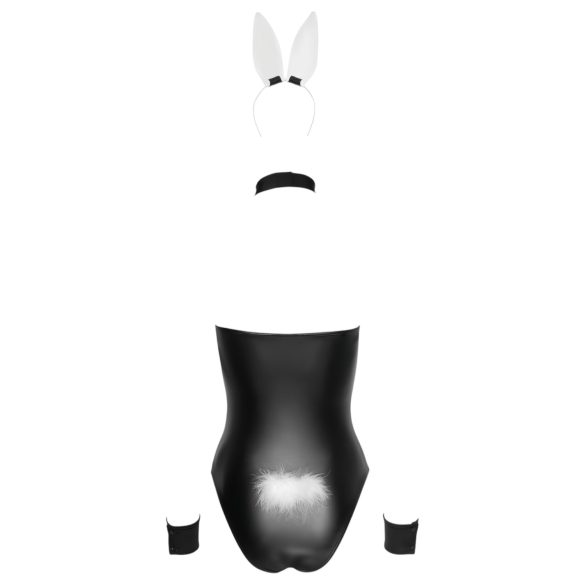 Cottelli Bunny - sjajni, seksi kostim zečice (5 delova) - L
