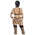 Bad Kitty - set crnog pojasa i maske - L