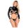 Bad Kitty - otvoreni grudnjak bondage set (crni)