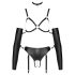 Bad Kitty - crni set za bondage telo - M