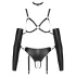 Bad Kitty - crni set za bondage telo - M