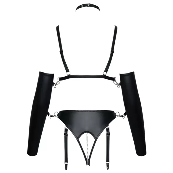 Bad Kitty - crni set za bondage telo - M