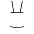 Bad Kitty - crni body sa nitnama (S-L)